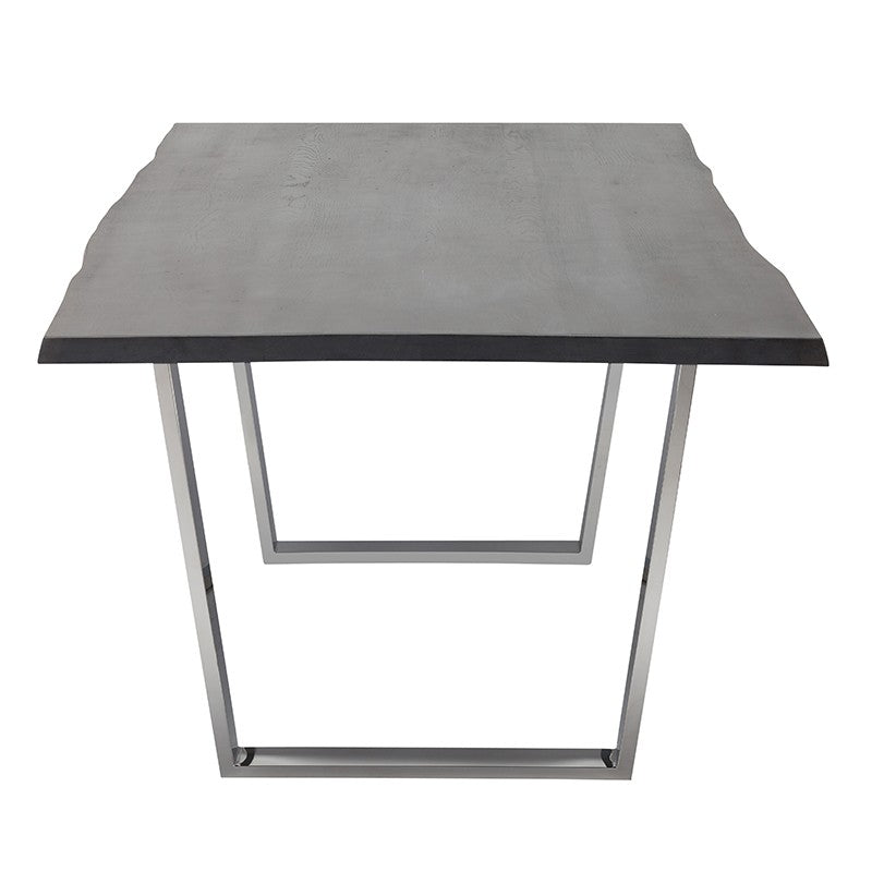 Versailles 78" Oxidized Grey - Polished Dining Table