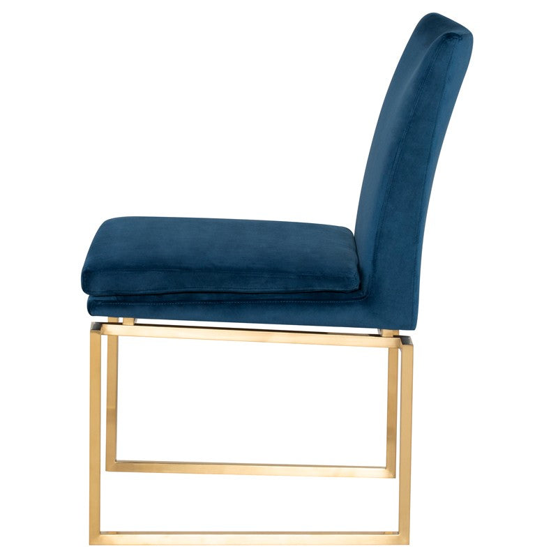 Savine Peacock-Gold Dining Chair