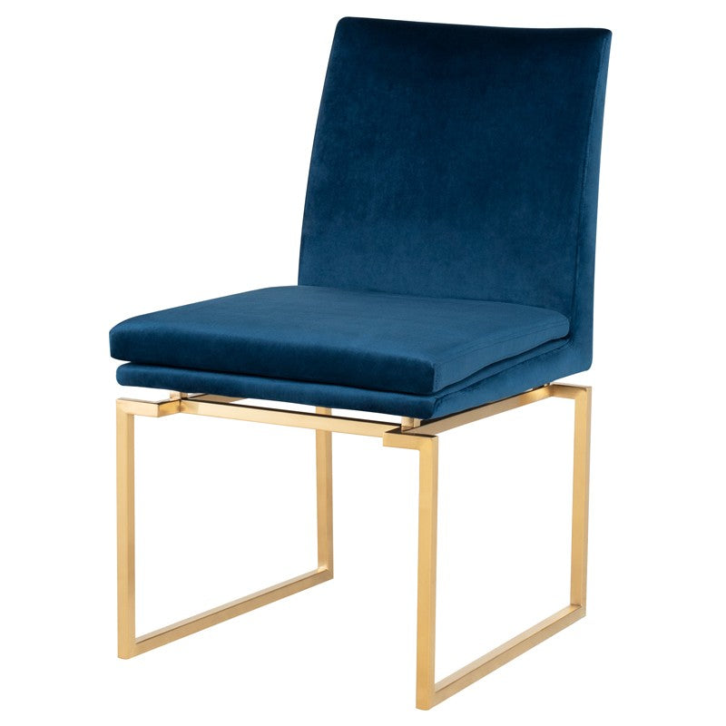 Savine Peacock-Gold Dining Chair