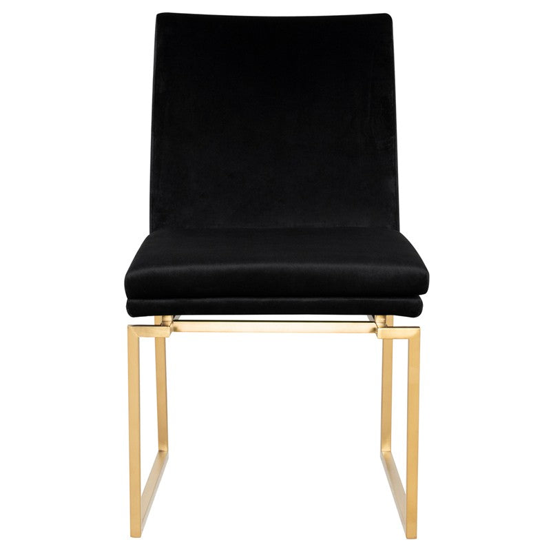 Savine Black-Gold Dining Chair