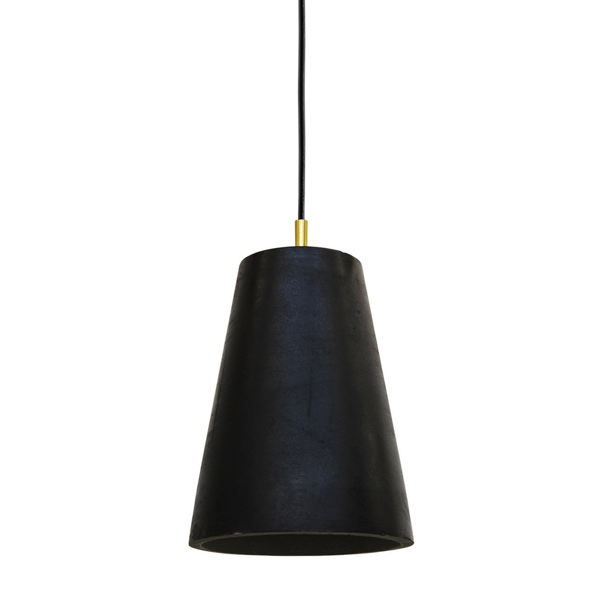 Falla 10" Black Concrete Ceiling Light