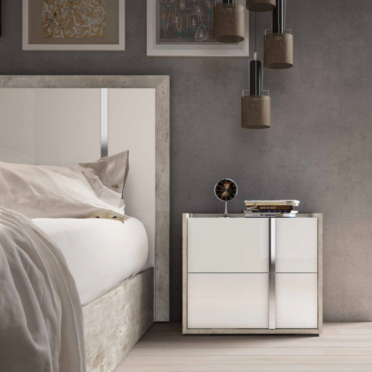 Treviso 2-Drawer Nightstand