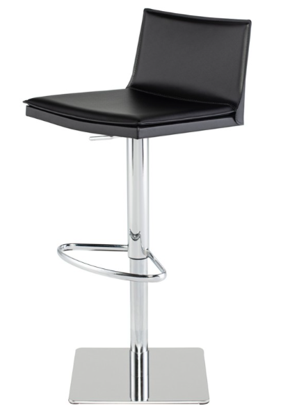 Palma Black Adjustable Stool