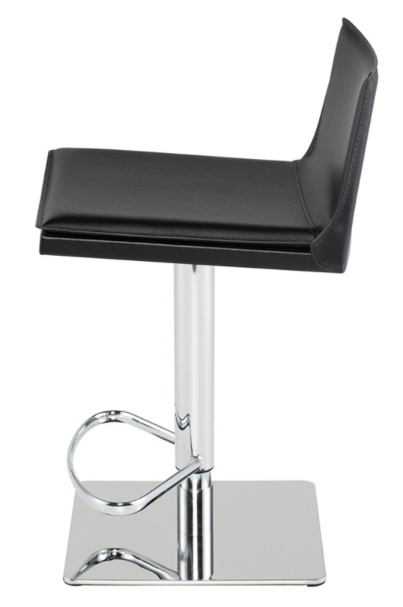 Palma Black Adjustable Stool