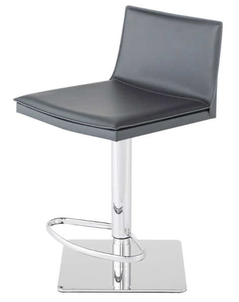 Palma Dark Grey Adjustable Stool