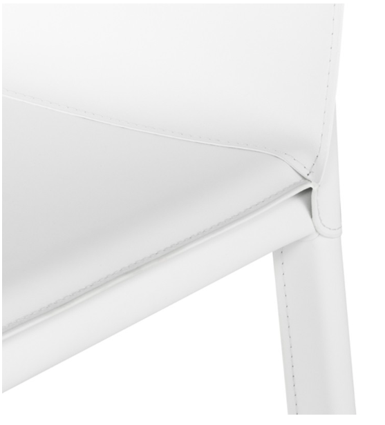 Palma White Counter Stool