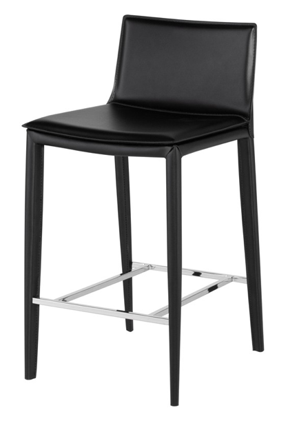 Palma Black Counter Stool