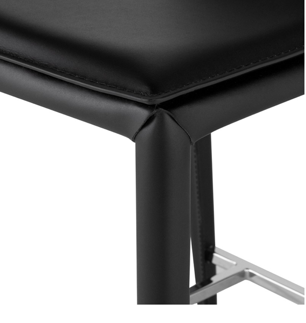 Palma Black Counter Stool