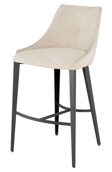 Renee Shell-Titanium Metal Bar Stool