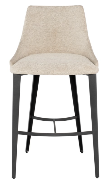 Renee Shell-Titanium Metal Bar Stool