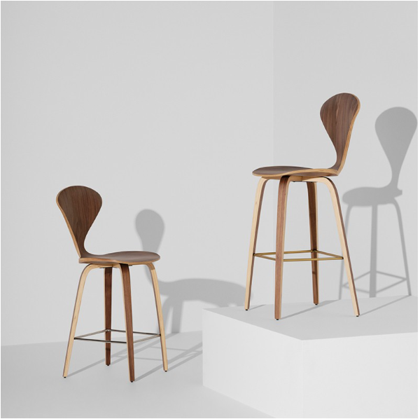 Satine Walnut Counter Stool