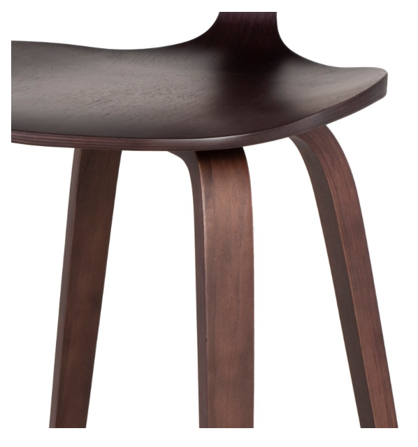 Satine Dark Walnut Bar Stool