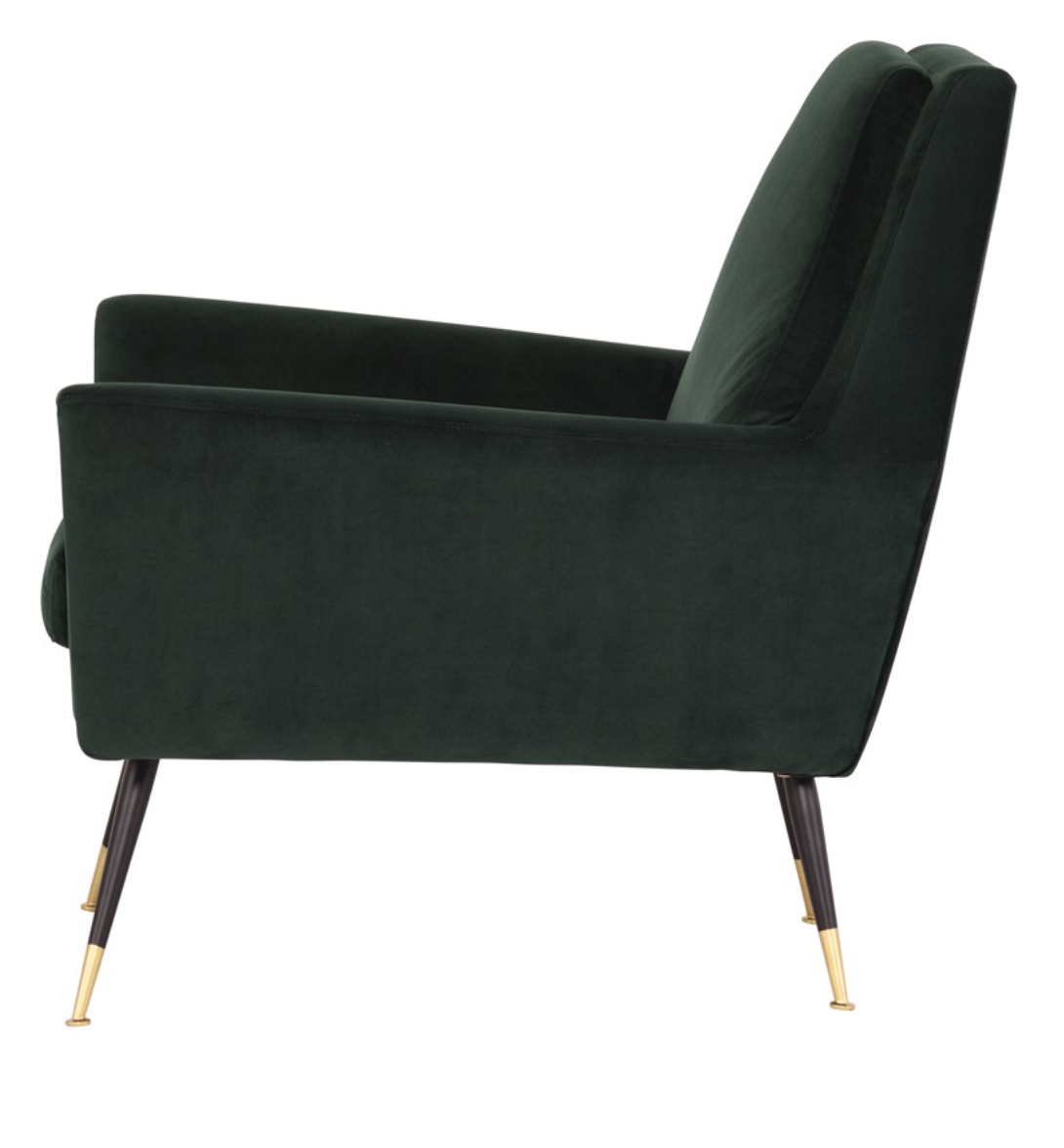 Vanessa Emerald Green Accent Chair