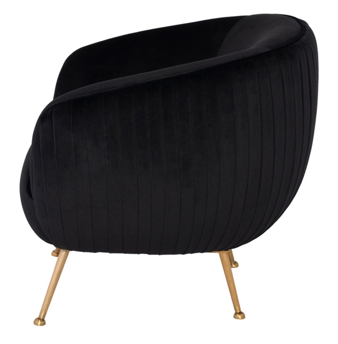 Sofia Black-Gold Occasional Chair