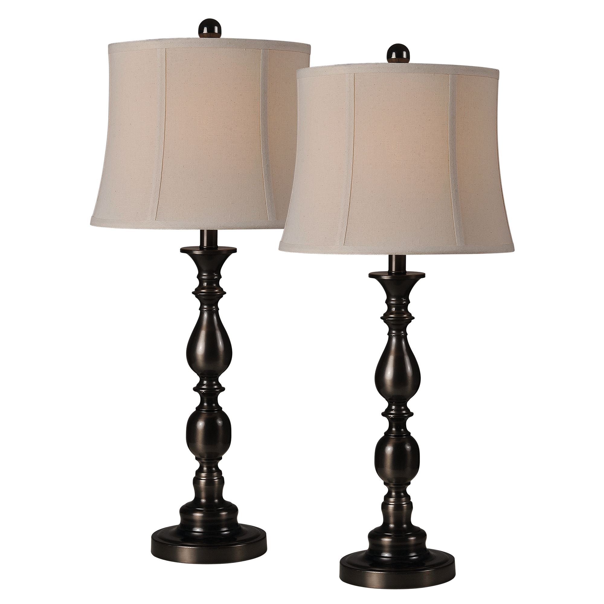 Scala 13" Set Of 2 Iron Table Lamps