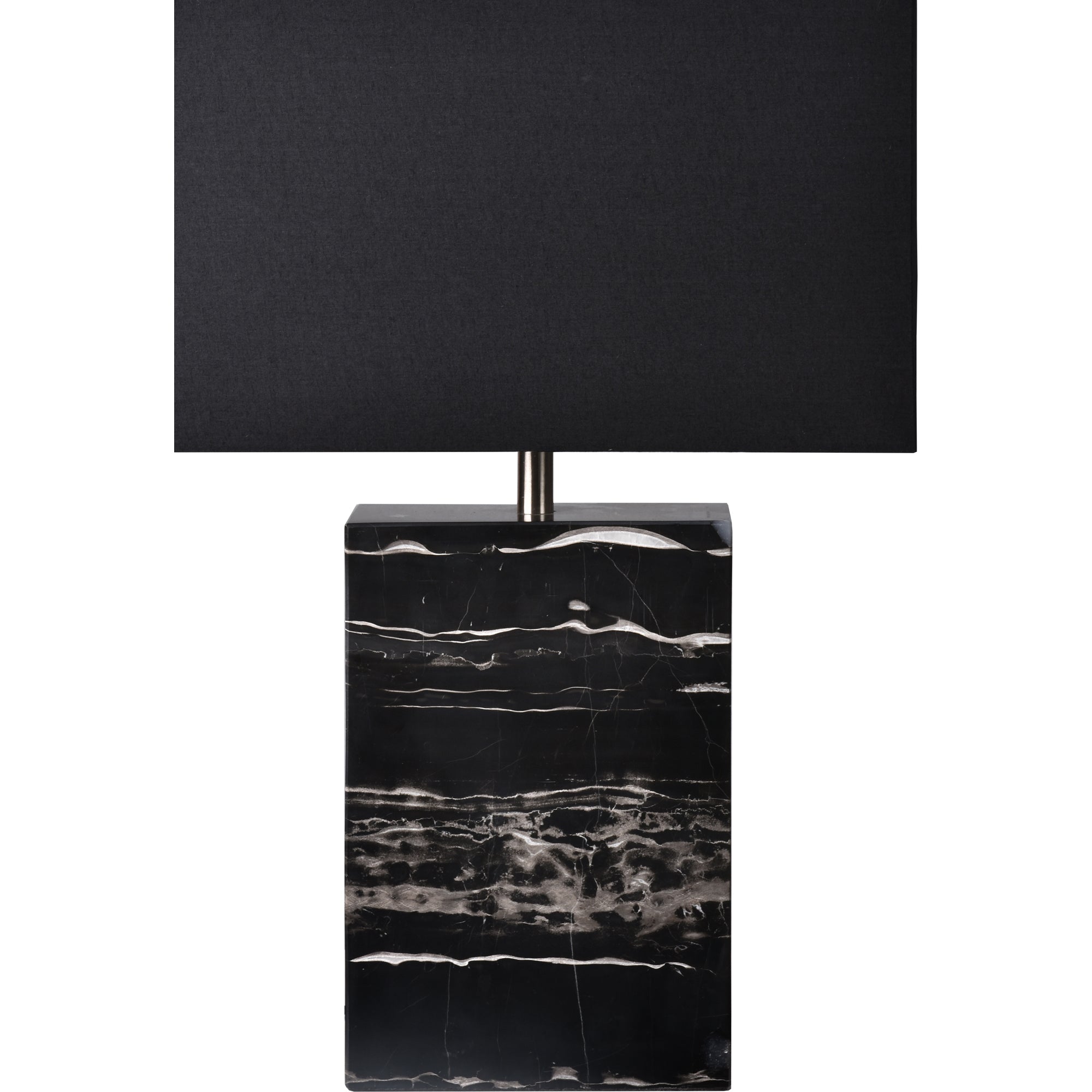 Rydell 23" Iron - Black Marble Table Lamp